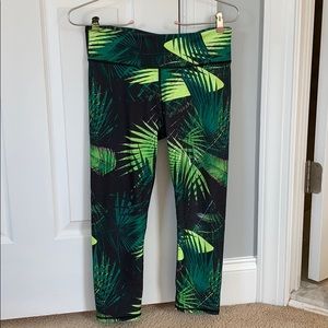 Tropical print- fabletics athleisure leggings